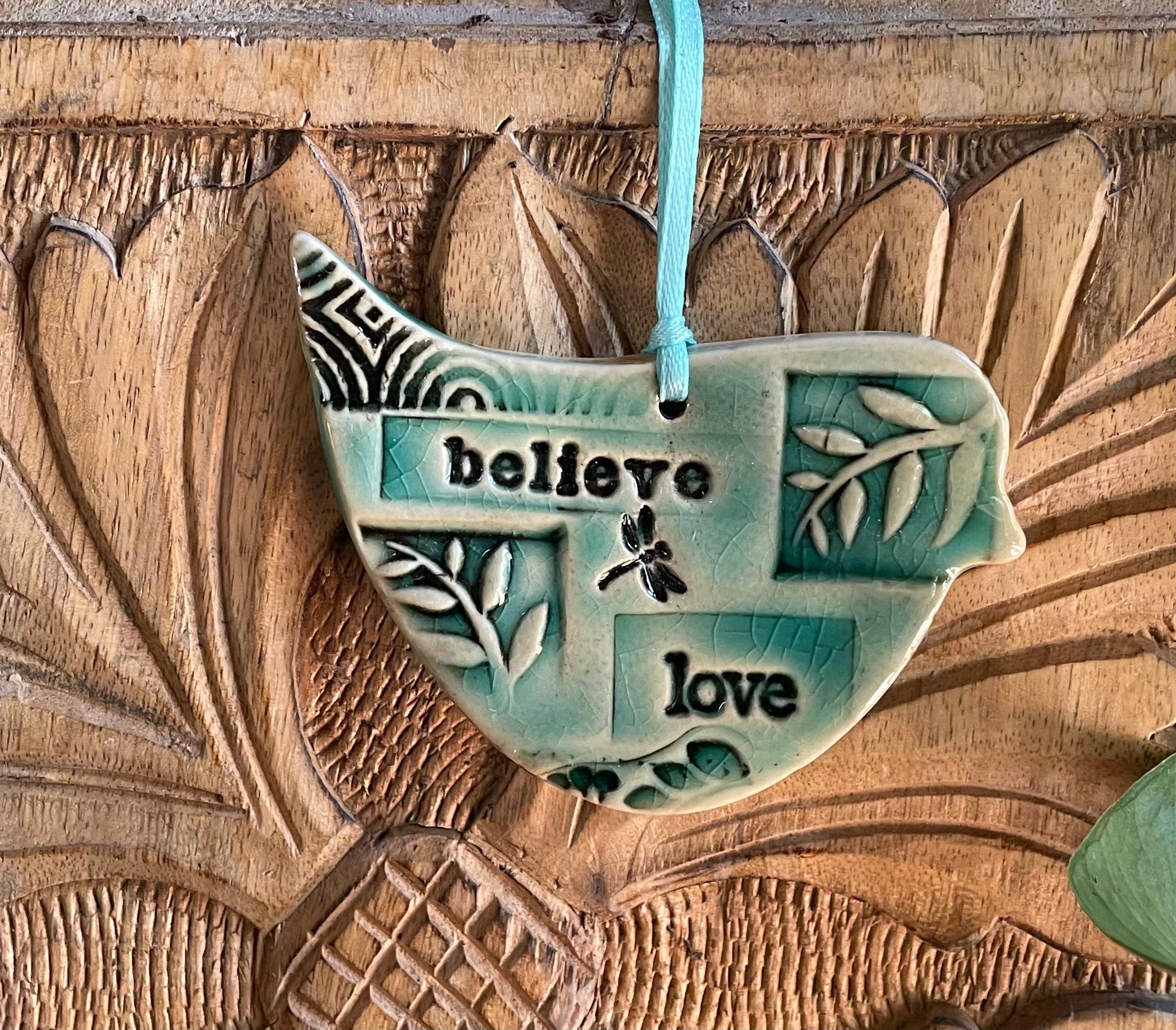 Bird Pottery Gift, gift for bird lovers, “get well gift “with gift bag. Graduation gift.