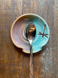 Dragonfly spoon Rest. Ceramic Spoon Rest. Gifts under 30. Pottery spoon holder. Colorado artist.