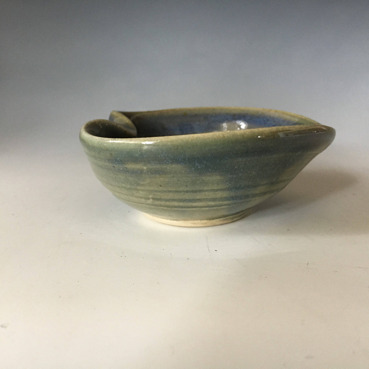 Handmade pottery blue dish. Blue ceramic heart dish, get well gift 4 inch heart. Gifts under 30.Valentine gift.