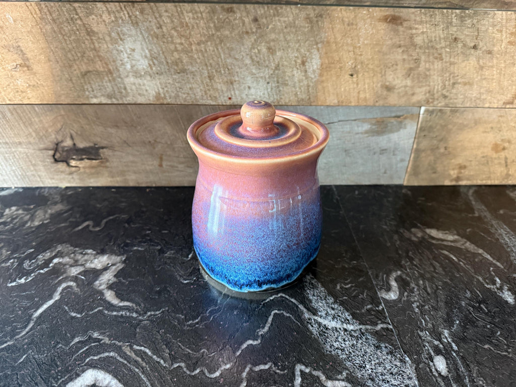 Southwest Pottery Jar: Handmade Stoneware Kitchen Canister