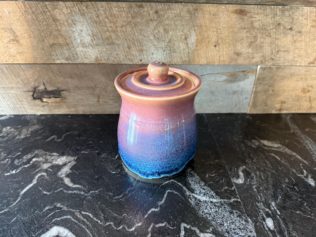Southwest Pottery Jar: Handmade Stoneware Kitchen Canister